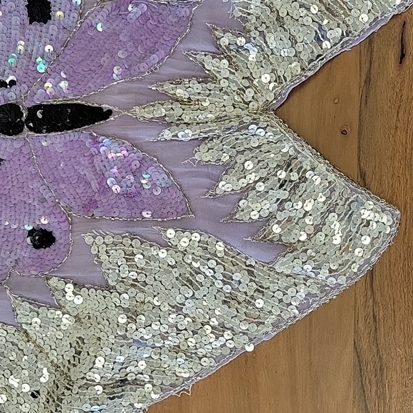 Vintage 100% silk cape - Picture 17 of 17